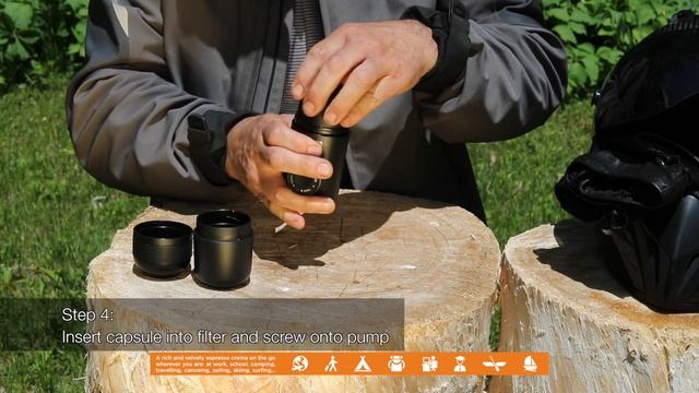 Minipresso by Wacaco...easy to use, easy to clean