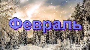 Зима. Февраль