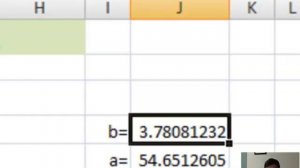 Using Excel to calculate Regression Equation