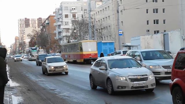 Будни Ростовского ТРАМВАЯ...2021г, осень.. смотреть онлайн