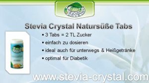 Stevia-Crystal Natursüße Tabs