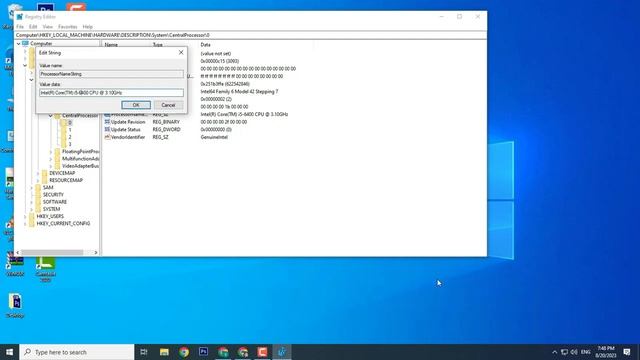 How to Edit Processor Name in Windows 7, 8, and 10 | Windows Registry Trick смотреть онлайн