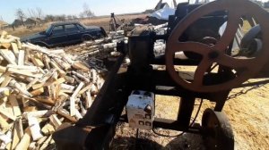 Ремонт дровокола и его испытание..