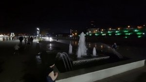День Татарастана - Казанский кремль и кремлёвская набережная ночью - Tatarstan national day