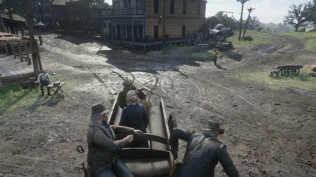 сериал по игре RDR2 (10) - цивилизованное общество в Валентайне. смотреть онлайн