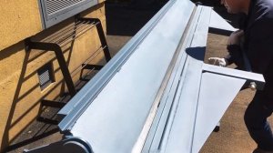 Ручной листогиб «Атлант» гнёт 3 листа 0,55мм оцинковки