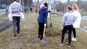 Клип на акции субботника "Не район а эталон" ДОО "Феникс" школа №589