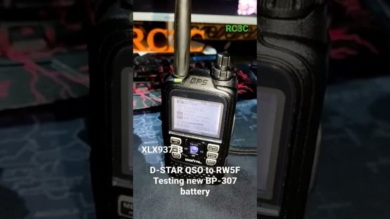 D-STAR QSO to RW5F , testing new BP-307 battery #shorts