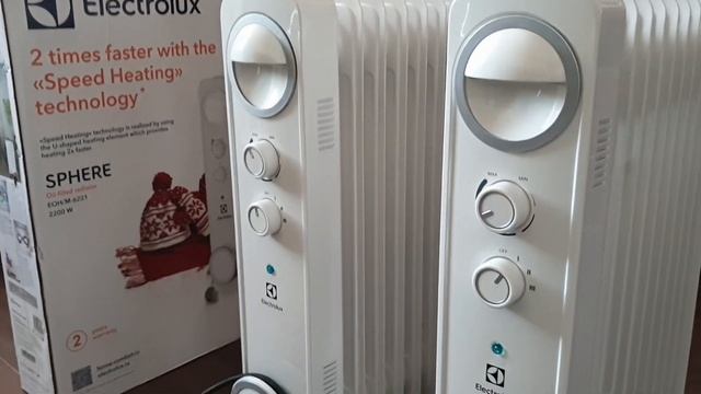 Масляный радиатор Electrolux EOH/M-6209 и EOH/M-6221 обзор смотреть онлайн