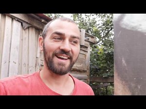 Идём поить и кормить кур, уток, индюков 2 часть