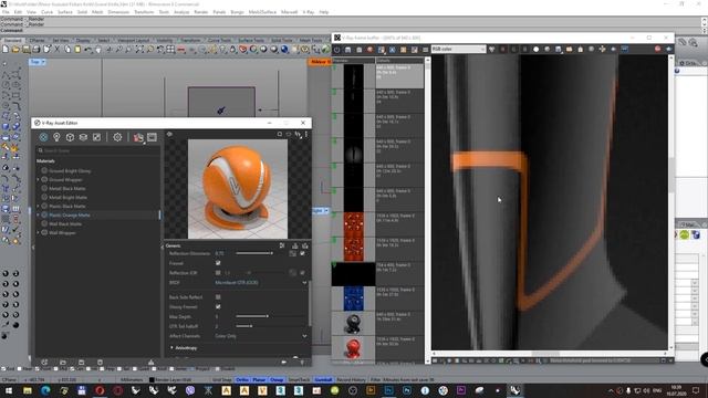 Fiskars Edge Knife (Кухонный нож Fiskars Edge) Rendering (Визуализация) V-Ray NEXT for Rhino (RUS) смотреть онлайн