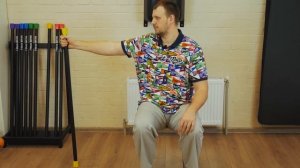 упражнения с палкой после инсульта, часть 2