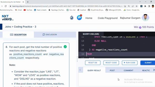 Joins | Coding Practice - 3 | SQL | NxtWave | CCBP 4.0