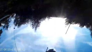 Скоростной спуск по тросу