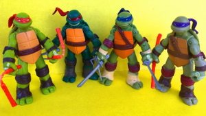 Черепашки Ниндзя Игрушки и Крутая Машина Мультики про Машинки