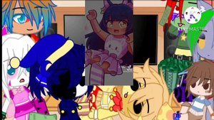 🟣security breach react to aphmau🟣