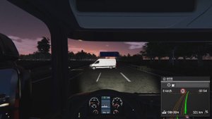 On The Road - Truck Simulator - развернуло Газель