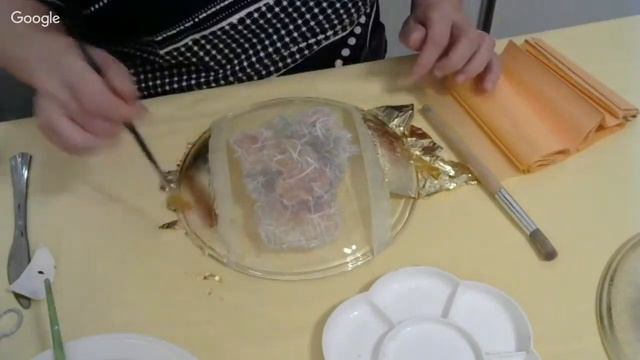 Закрытый МК по декупажу в технике "под стекло" 2016. смотреть онлайн