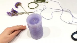 Ароматическая Свеча  Своими Руками! Декорирование Свечи!