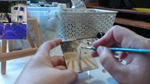 "Лаванда". Миниатюра маслом