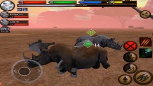 🦏Rhinoceros (Rhino) Simulator, Ultimate Savanna Simulator