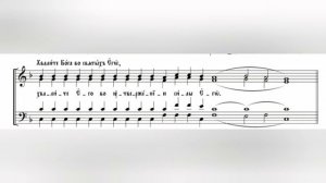 Глас 2, всякое дыхание...с запевами, 2 сопрано. Киевский распев.