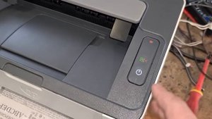 HP Laser 107a после перепрошивки горит тонер