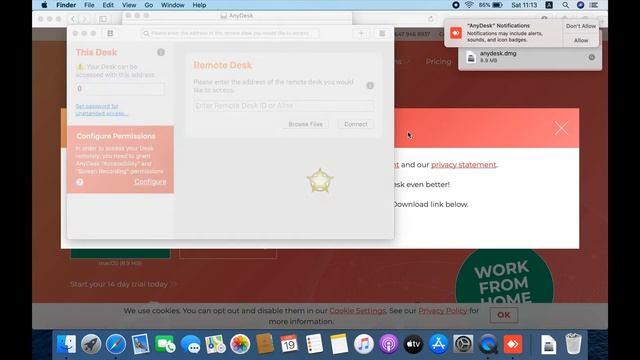 Cài đặt Anydesk (Remote Desktop) trên macOS 10.15 смотреть онлайн