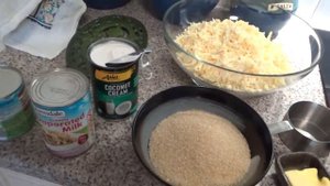 Филиппинский Пирог Касава Маниока. Cassava Cake Bibingka