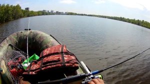 Обзор рыбных мест 29.05.2023 год №25 р. Иртыш г. Омск Рыбалка спиннингом, троллинг в затоне СРЗ.