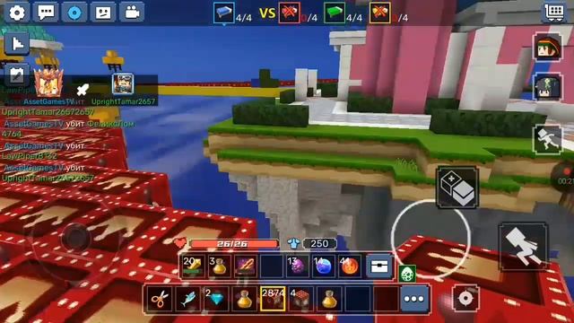 учу как быстро строится в бед варсе #tiktok #skyblock #blockmango #shorts #pvp #bedwars смотреть онлайн