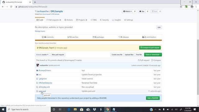 Create Branch in GitHub | Pull Request in GitHub | Merge Pull Request in GitHub | Master Branch