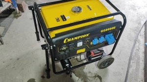 Генератор Champion GG8000E. Обзор на эксплуатацию.