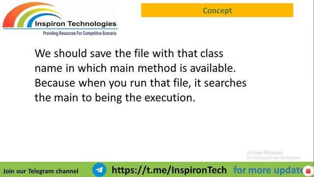 Naming Convention in Java Programming Language | OOPs Concepts | Inspiron Technologies