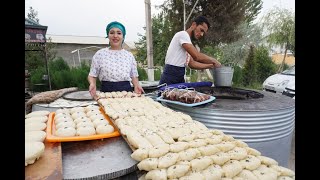 16 ВИДОВ ТАНДЫРНОЙ САМСЫ ТОЛЬКО В УЗБЕКИСТАНЕ! САМСА в КОСЕ ! НАМАНГАН ! Сомса маркази!.mp4