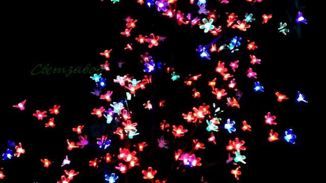 Световое дерево "Сакура", высота 1,5 м, RGB Хамелеон смотреть онлайн