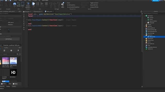 Shift to sprint in roblox studio! смотреть онлайн