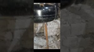 Печь на отработке закрытого горения.