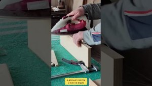 Поклейка кромкой шпона деталей фанеры. Часть 1.