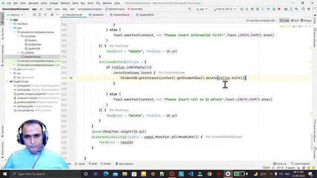 Room API Delete Operation using Jetpack Compose | Dr Vipin Classes смотреть онлайн