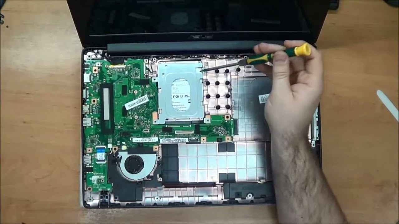 #КиберВнук | Разборка и сборка ноутбука ASUS X553SA
