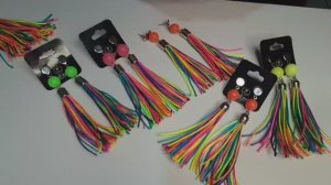 серьги кисточки