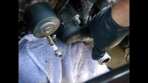 Toyota Timing Belt, Water pump, thermostat replacement on a 3.4L 5VZ-FE Part 3