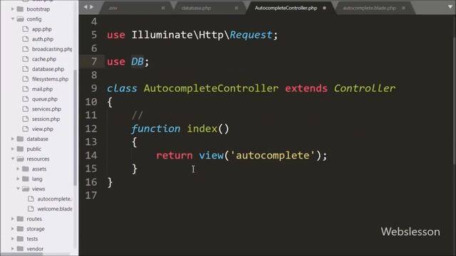 Ajax Autocomplete in Laravel