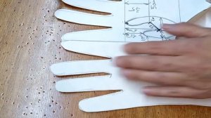 Как сшить перчатки на свою руку .Sew your own gloves. 20 минут и ручки в тепле.Видео№1