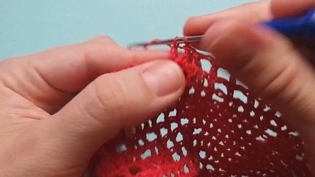 Салфетка в технике филейного вязания. Часть 5. Крючок для начинающих.