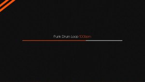 FUNK Drum Loop Practice Tool 100bpm Drum Track