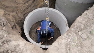 Септик из бетонных колец. Канализация в доме из бетонных колец