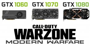 GTX 1060 vs GTX 1070 vs GTX 1080 + i9 9900k в Call of Duty: Modern Warfare - Warzone