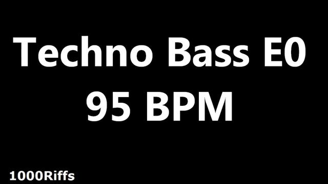 Techno Bass Metronome E0 : 95 BPM : Beats Per Minute смотреть онлайн